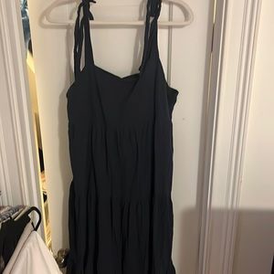 Madewell Large Navy Maxi Casual Dress